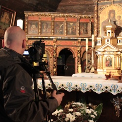 FOTORELACJA Z PLANU FILMOWEGO: Cerkiew pw. św. Jakuba Młodszego w Powroźniku (2011)